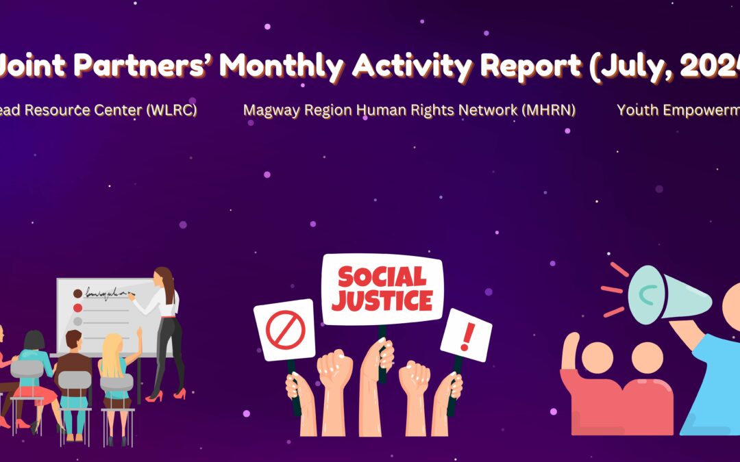 Joint Partners’ Monthly Activity Report (July, 2024)